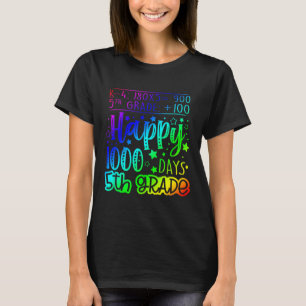 1000 Days Smarter Fifth Grade Teacher 100th Day Of T-Shirt