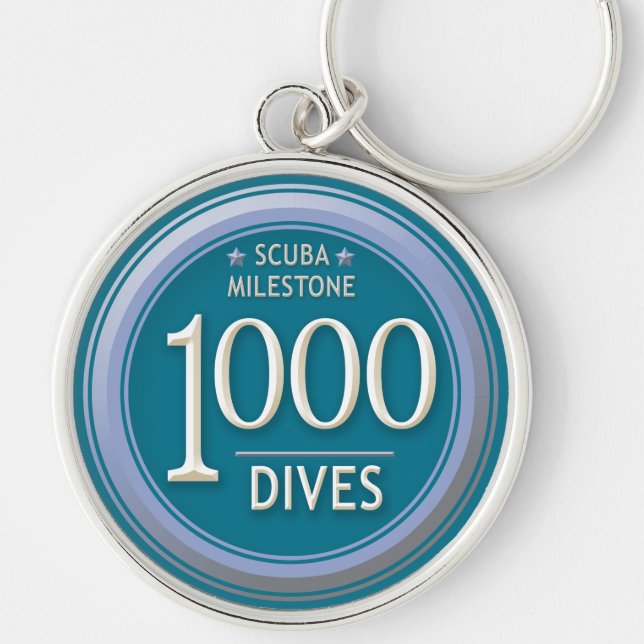 1000 Dives Key Ring (Front)