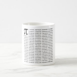 1000 First Digits Pi Number   Mathematical symbol Coffee Mug