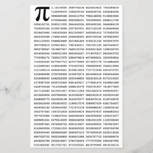 1000 First Digits Pi Number   Mathematical symbol Flyer