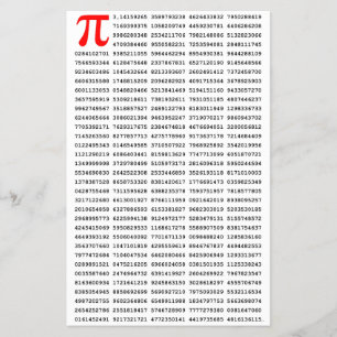 1000 First Digits Pi Number   Mathematical symbol Flyer