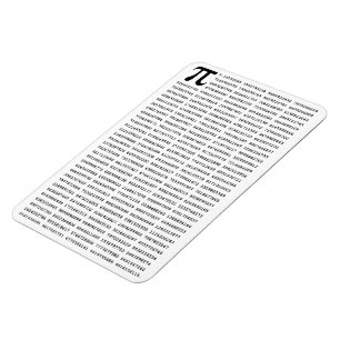 1000 First Digits Pi Number   Mathematical symbol Magnet