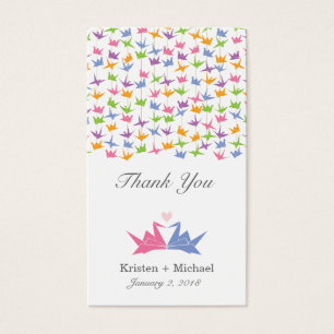 1000 Hanging Origami Paper Cranes Wedding