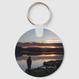 1000 Island Lake Sunrise - Ansel Adams Wilderness Key Ring