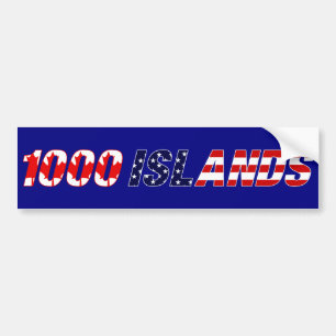 1000 Islands Bumper Sticker