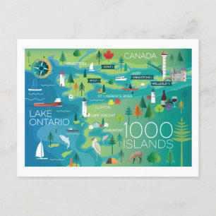 1000 Islands Postcard