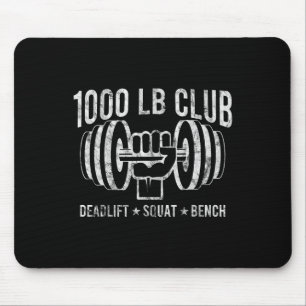 1000 Lbs Club Powerlifting Muscle Bodybuilding Gif Mouse Pad