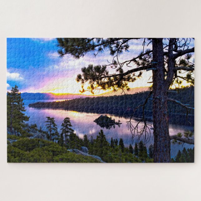 1000+ Piece Emerald Bay Sunrise Jigsaw Puzzle (Horizontal)
