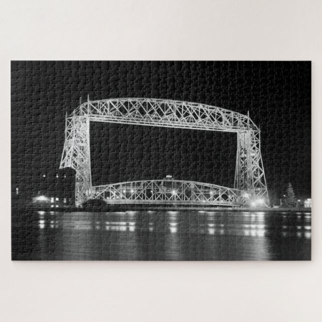 1000 pieceDuluth Aerial Lift Bridge Jigsaw Puzzles (Horizontal)