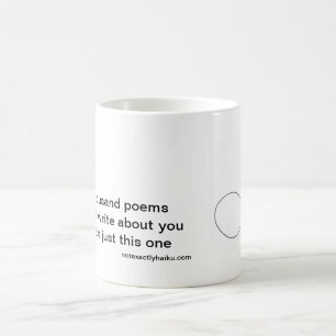 1000 poems coffee mug