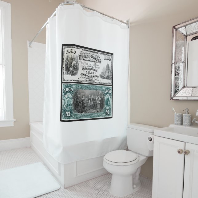 $1000 SHOWER CURTAIN (In Situ)