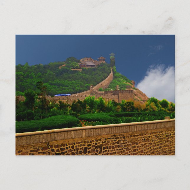 1000-year-old Penglai Ge coastal castle Postcard (Front)