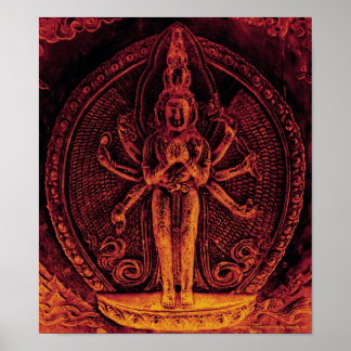 1000armed Avalokiteshvara Poster