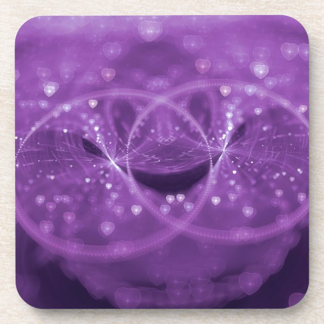 1001 Hearts Coaster (Front)