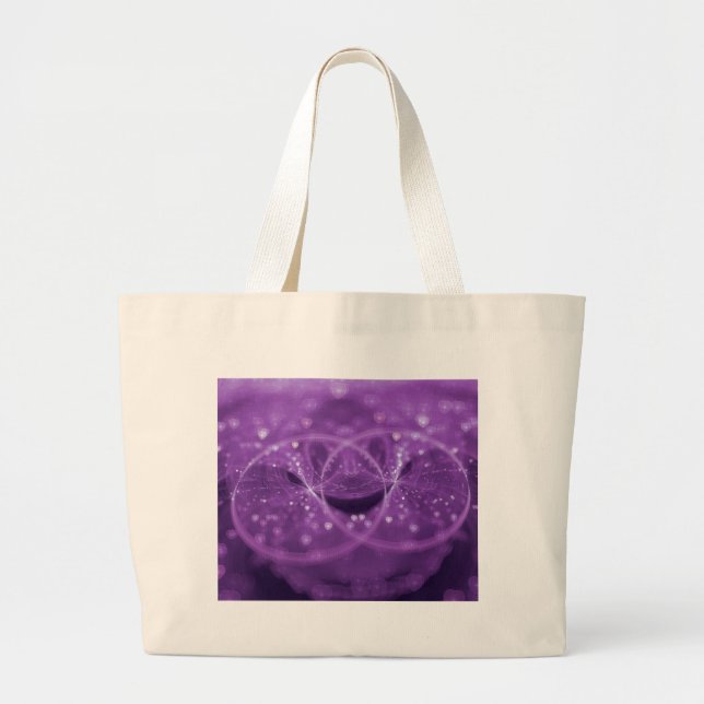 1001 Hearts Large Tote Bag (Front)