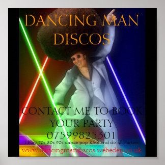 1003255_ec4e_625x1000, DANCING MAN DISCOS, CONT... Poster