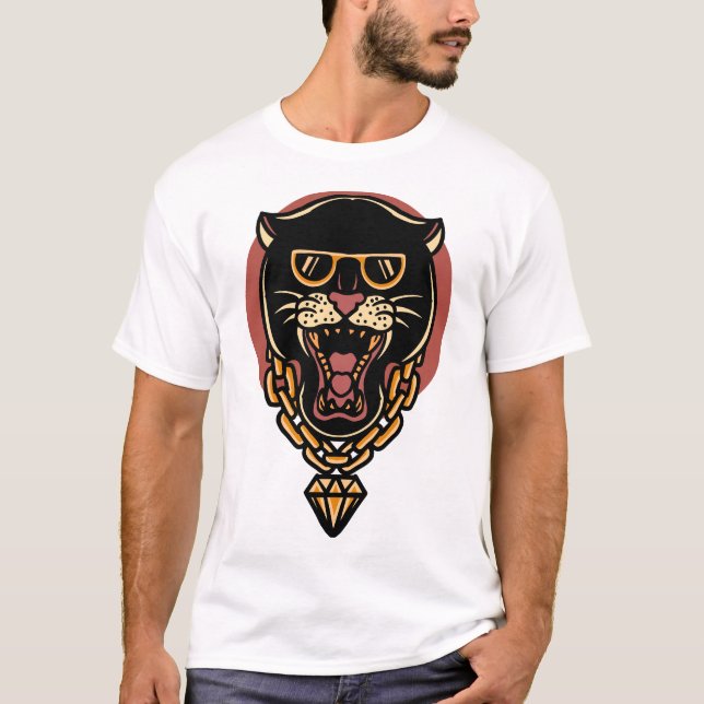 10032-Rich-panther-tshirt-design-7511251-43 T-Shirt (Front)