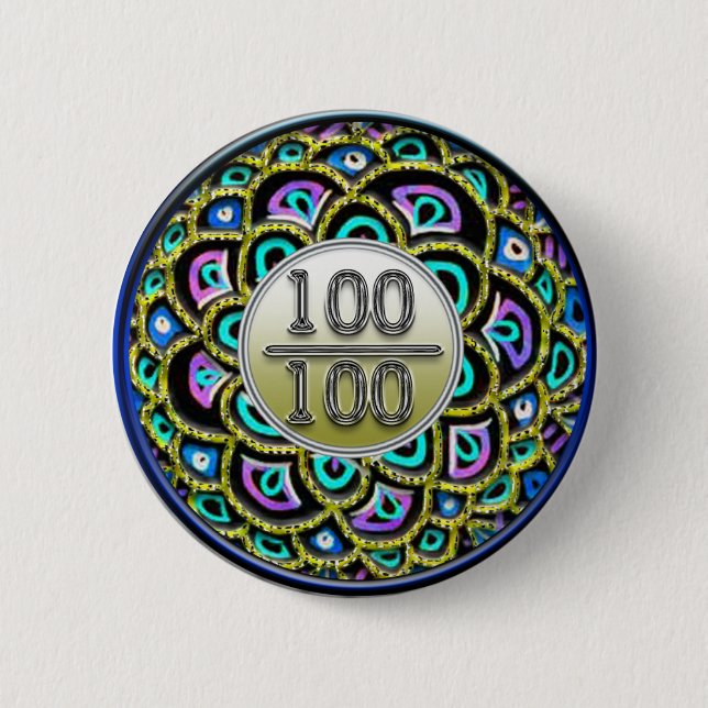 100/100 Praise Button (Front)