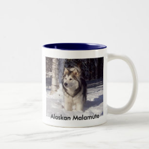 100_5815, Alaskan Malamute Two-Tone Coffee Mug