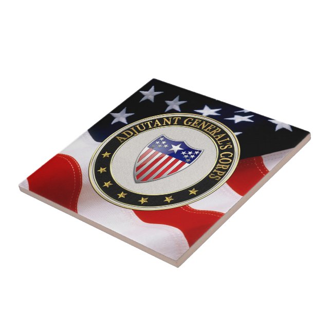 [100] Adjutant General's Corps Branch Insignia [3D Tile (Side)