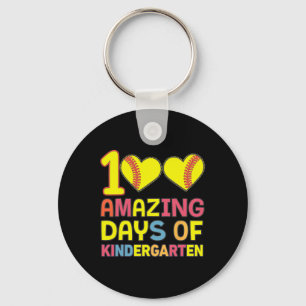 100 Amazing Days Of Kindergarten Softll Player Stu Key Ring