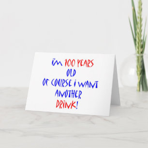 100 another drink card