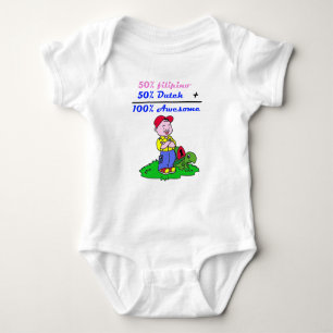 100% awesome baby bodysuit
