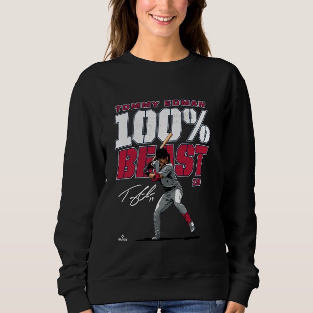 100 Beast Tommy Edman St Louis MLBPA Sweatshirt (Front)