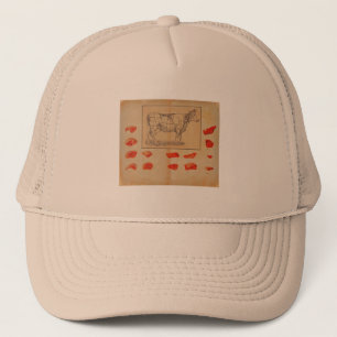 100% beef trucker hat