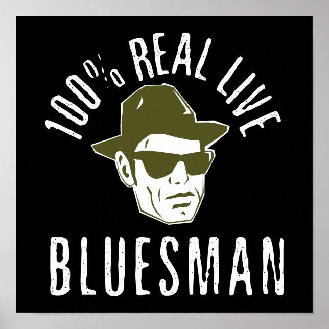 100% Bluesman Print (Front)