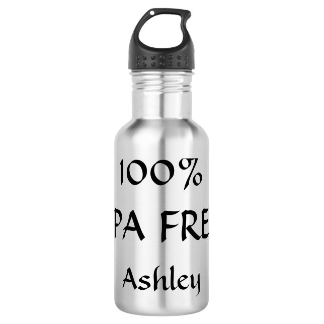 100% BPA FREE customise-able name 710 Ml Water Bottle (Front)