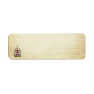 [100] Canada Coat of Arms [3D] Return Address Label