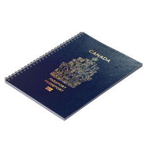 [100] Canadian Passport Cover Notebook