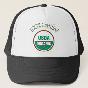 100% Certified USDA Organic Baseball Cap
