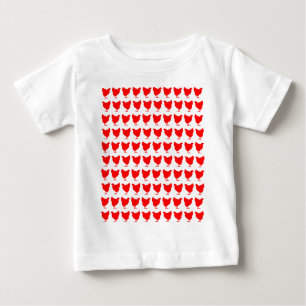 100 Chickens - Red Baby T-Shirt