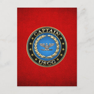 [100] Coast Guard: Captain (CAPT) Postcard