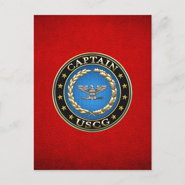 [100] Coast Guard: Captain (CAPT) Postcard (Front)