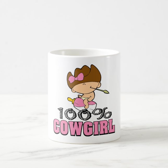 100% Cowgirl Coffee Mug (Center)