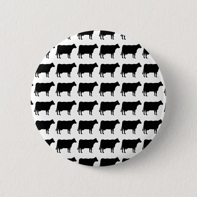 100 Cows 6 Cm Round Badge (Front)