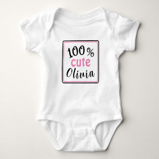 100% Cute Baby Bodysuit 