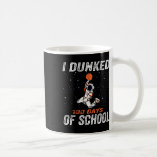 100 Day Of School Sketll Astronaut Spaceman Astron Coffee Mug