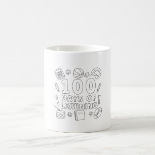 100 Days, 100 Smiles, 1 Awesome Teacher Coffee Mug