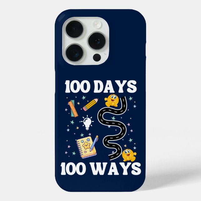 100 Days 100 Ways Case-Mate iPhone Case (Back)