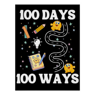 100 Days 100 Ways Poster