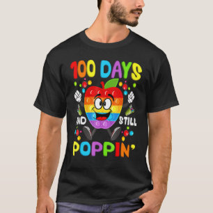 100 Days And Still Poppin 100th Day Of School Boys T-Shirt