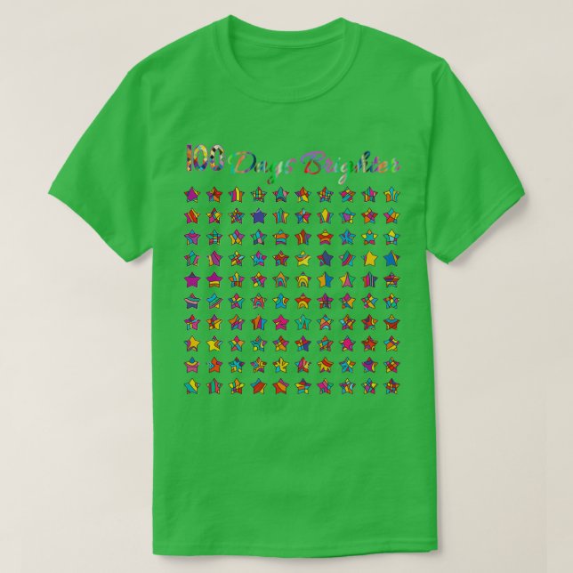 100 Days Brighter 27 T-Shirt (Design Front)
