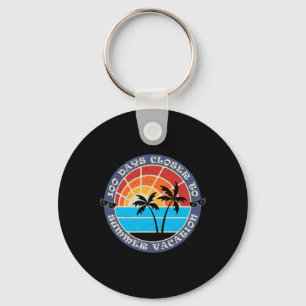 100 Days Closer To Summer - 100th Day Of School Key Ring