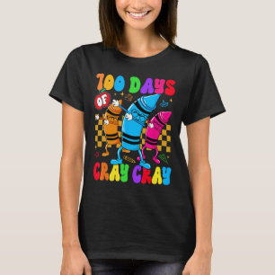 100 Days Cray Cray Of School Teacher Boys Girls T-Shirt