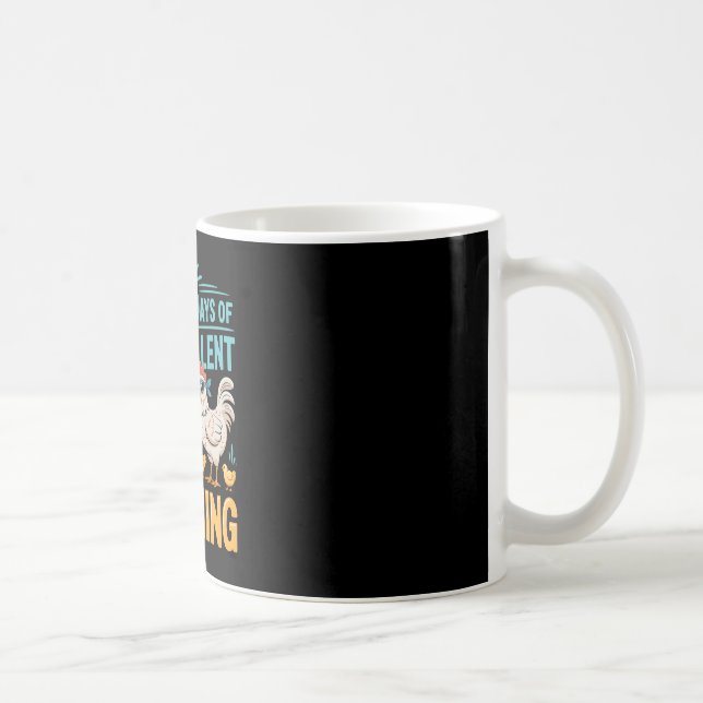 100 Days Egg-stra Smarter Funny Chicken 100th Day  Coffee Mug (Right)