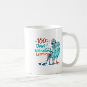 100 Days Egg-stra Smarter Teacher Kids 100th Day O Coffee Mug